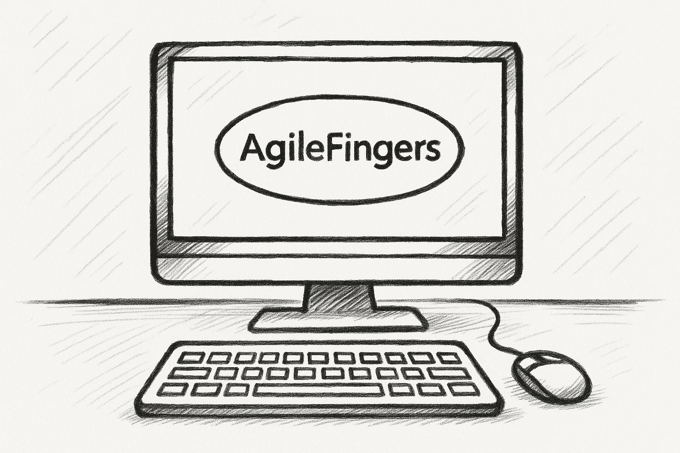 AgileFingers helps to type faster on chats