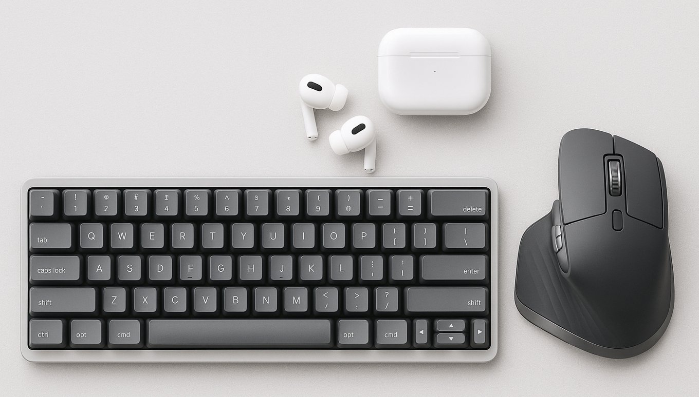 Zestaw: klawiatura, mysz i monitor do nauki szybkiego pisania